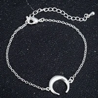 tulx simple half moon ox horn crescent bracelet for women lune corne demi lune pulseira feminina lovers engagement jewelry