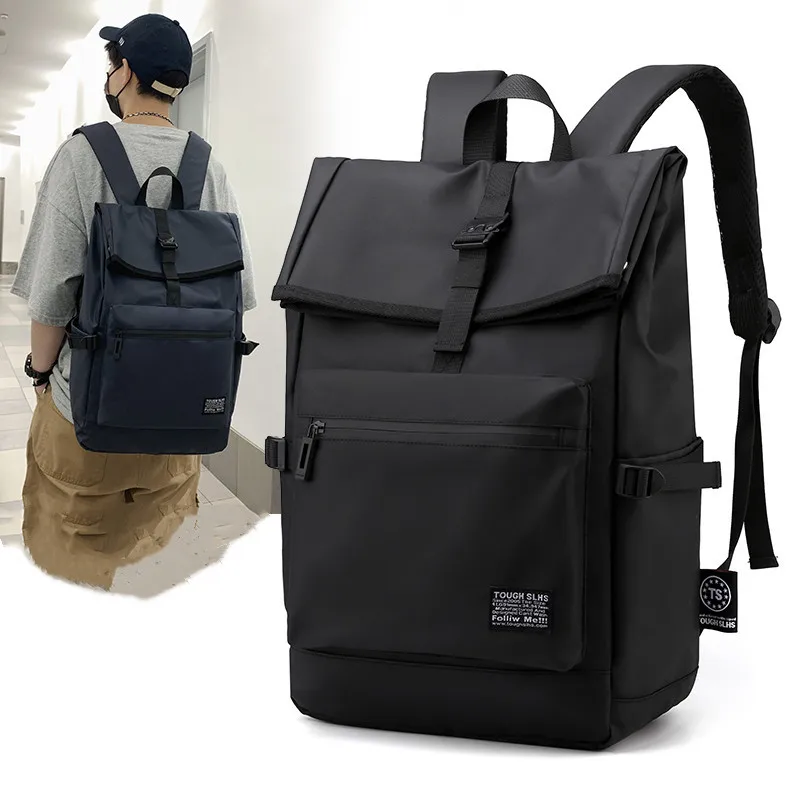 

SCIONE New Simple Men's Backpack Casual Travel Bag Notebook Computer Rucksack Student Schoolbag Satchel K373
