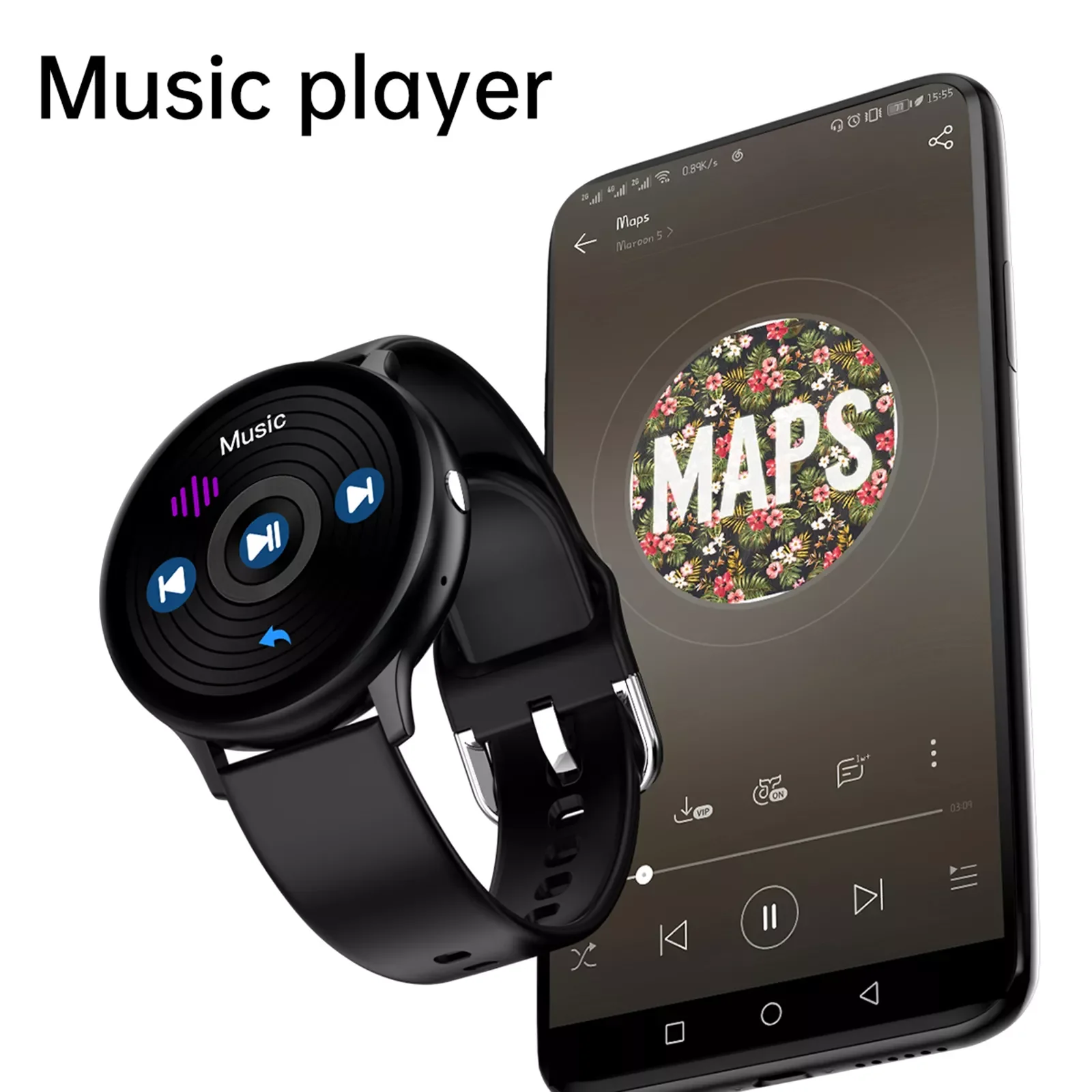 

2023 Bluetooth Answer Call Smart Watch Men Full Touch Dial Call Fitness Tracker IP67 Waterproof 4G ROM Smartwatch for women