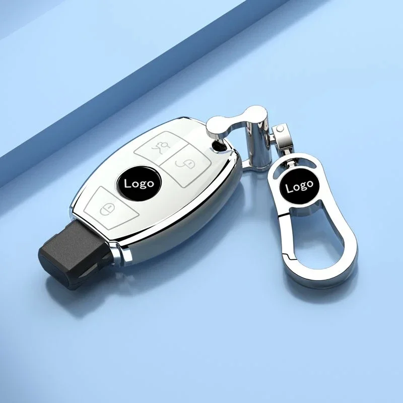 Чехол для ключа-брелка Mercedes Benz AMG C E M S CLS CLA GLK GLA GLC GLE умный пульт дистанционного