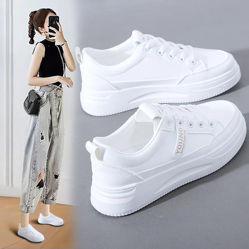 

Casual shoes women's 2022 spring new board shoes women's breathable mesh small white shoes women's versatile single shoes