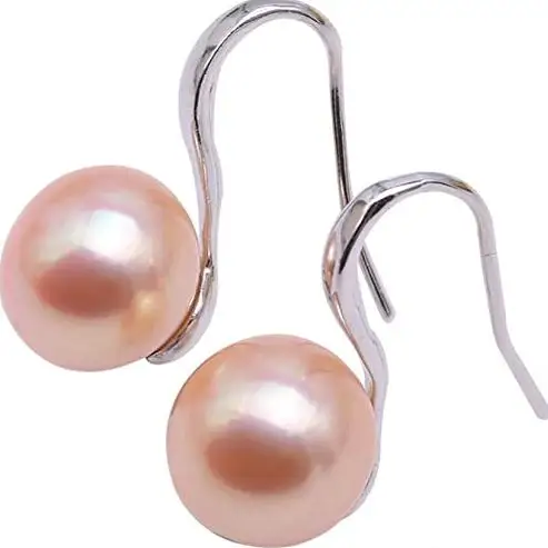 

Женские серьги-подвески с натуральным жемчугом