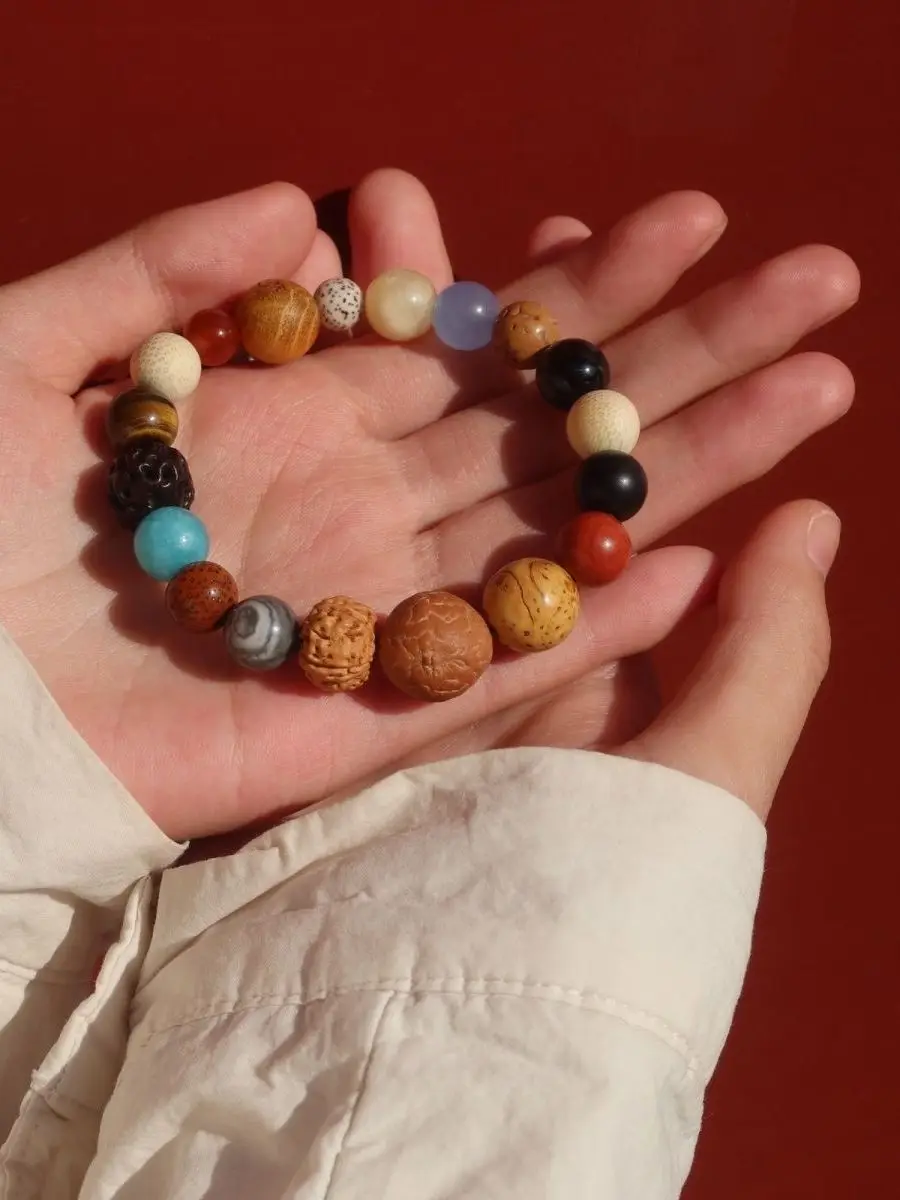 

SNQP точность 18 Zi Bodhi Handstring Nanyue 18 Zi Lingyin Temple Duobao Будда бусины Handstring трансферный браслет богатство