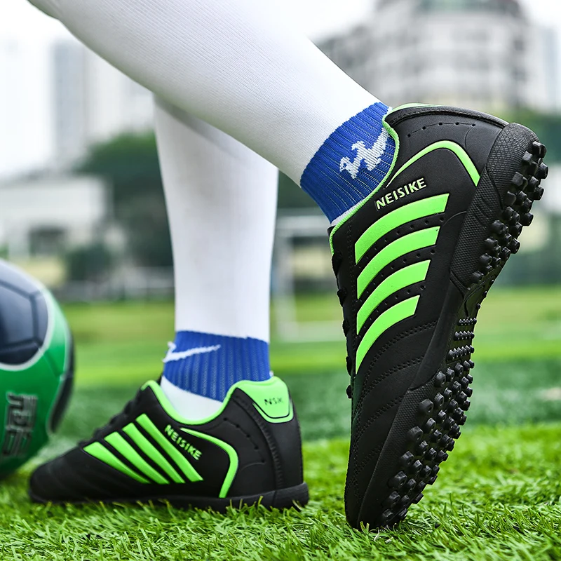 Детская футбольная обувь для мальчиков, спортивные кроссовки, Детская футбольная обувь для мальчиков, Уличная обувь для девочек, тренировочная обувь, скоростной мяч для ног