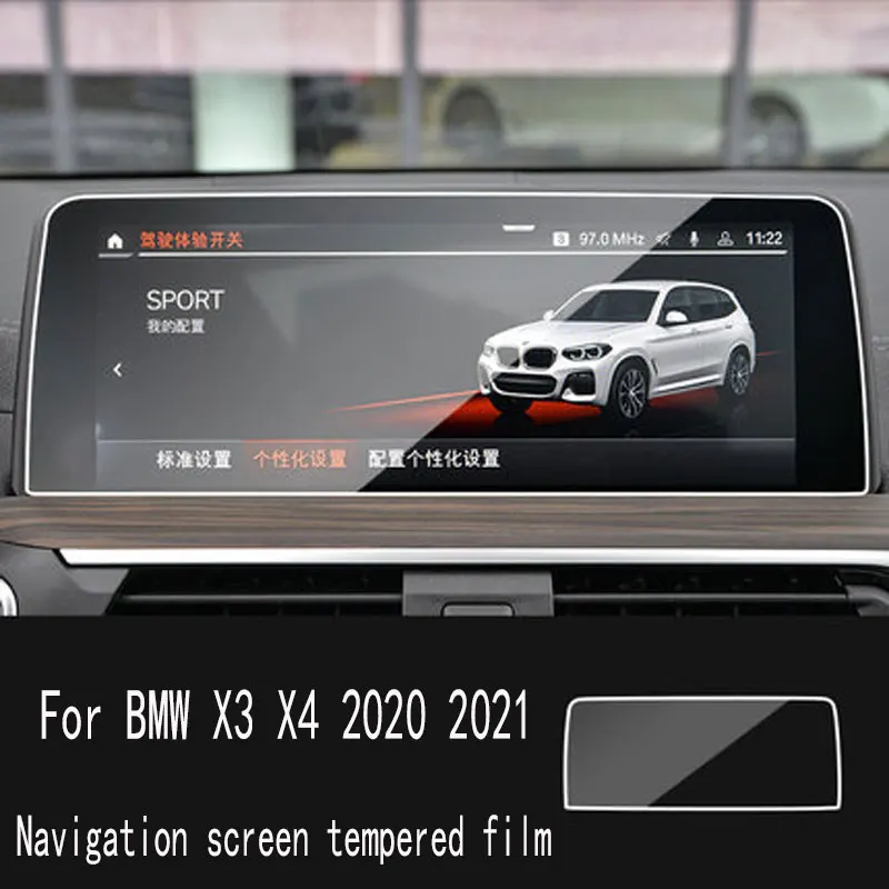 

Tempered Glass Car Navigation Screen Protector For BMW X3 X4 2019 2020 GPSprotective film