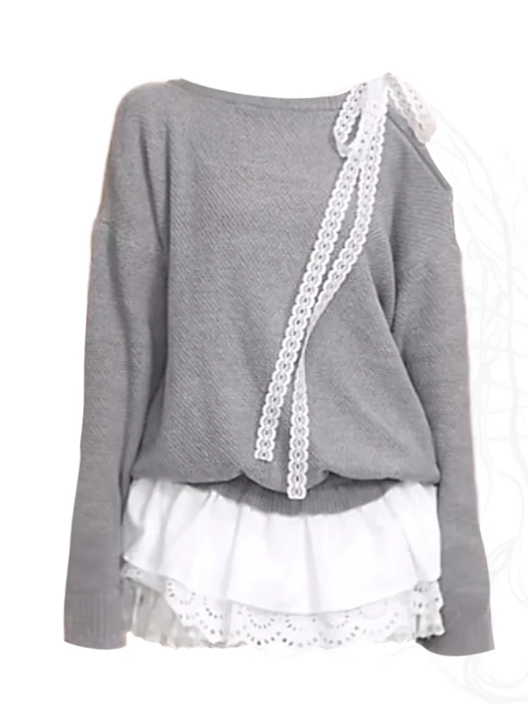 Осеннее корейское модное лоскутное платье Mori для девочек женское балетное с