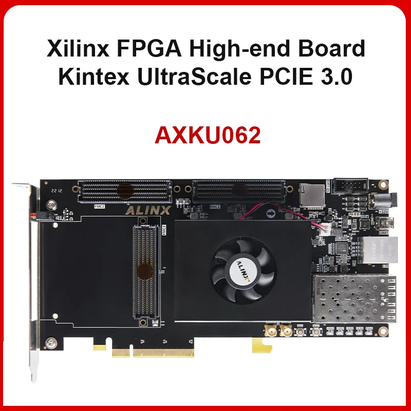 

ALINX AXKU062: Xilinx Kintex UltraScale XCKU060 PCIE 3,0 FPGA макетная плата SFP FMP HPC LPC