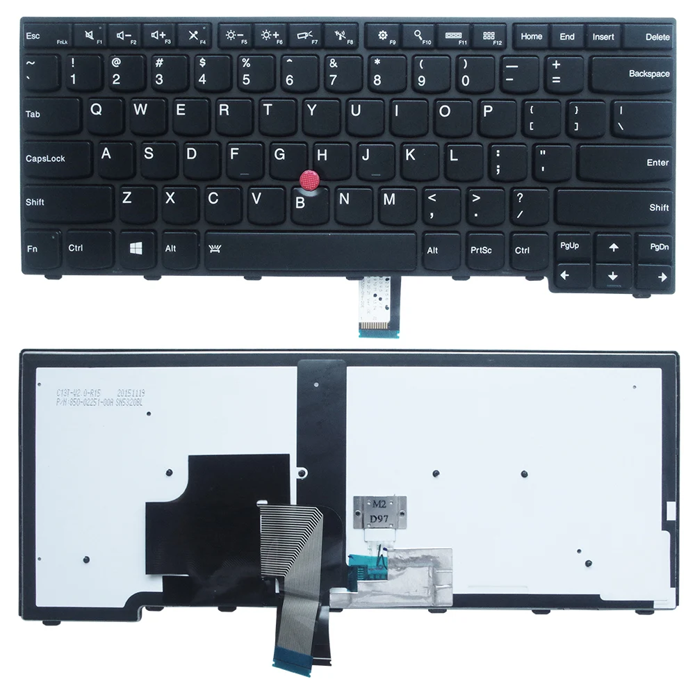 

Новая клавиатура США с подсветкой для Lenovo ThinkPad T431S T440 L440 L450 L460 L470 T440P T440S T450 T450S E440 E431S T460