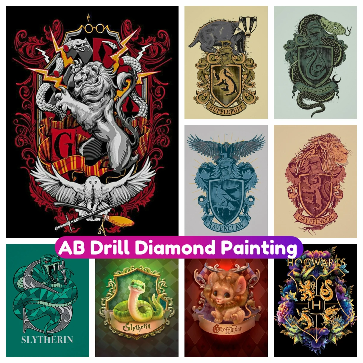 

Magic School AB Diamond Painting New Arrivals Novelty Cross Stitch Kit Mosaic Embroidery 5D DIY Full Drill Rhinestone Upholstery