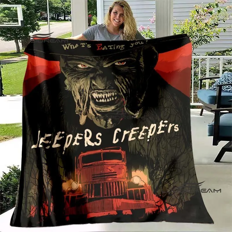

Horror Movie Jeepers Creepers Blanket Halloween Flannel soft Throw blanket Children Birthday Gift Bedroom Sofa Travel Camping
