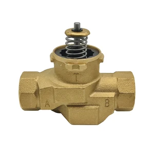 Motorized 2-way/3-way Valve Body Brass VC6013 Three lines two controls/VC4013 Three lines one control Electric 220VAC