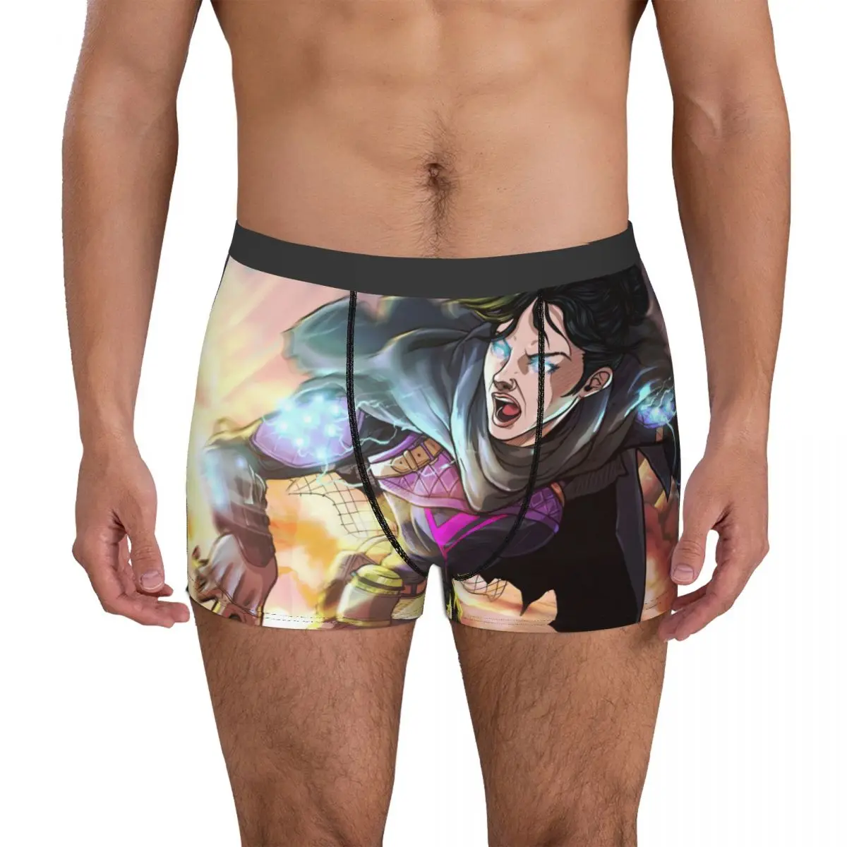 

Rar Apex Legends Crypto Shooting Game Underpants Breathbale Panties Male Underwear Sexy Shorts Boxer Briefs