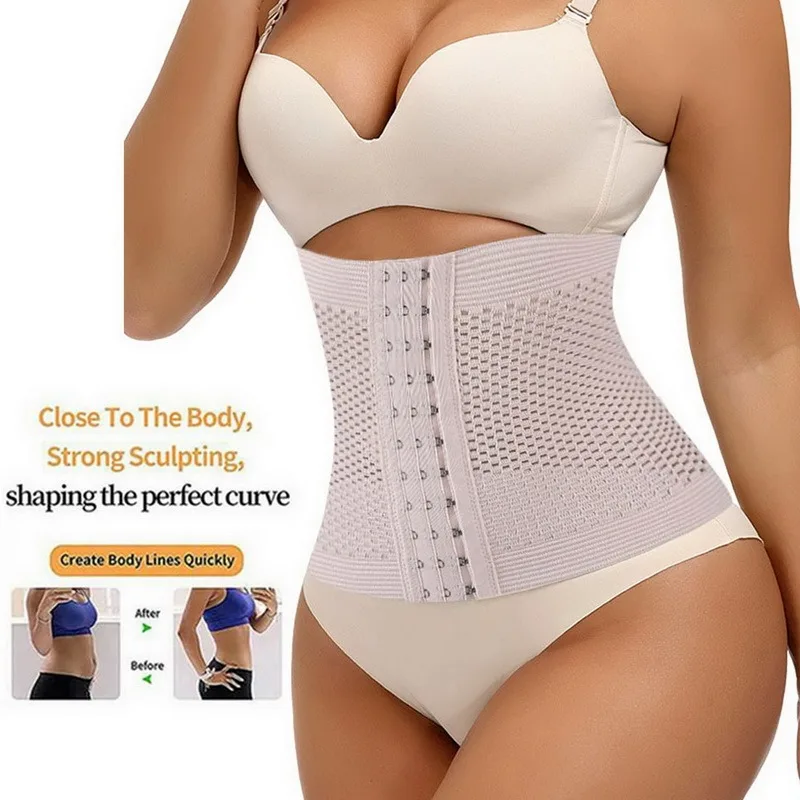 Корсет утягивающий для талии и похудения пояс Корректирующее белье живота