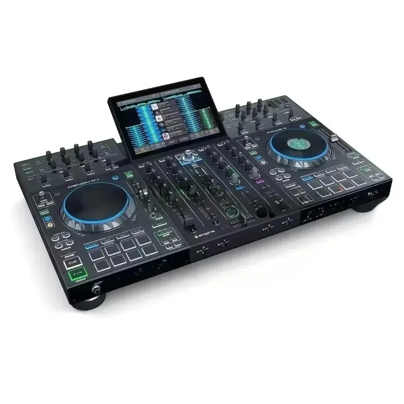 Фото Новая 4-канальная DJ-система 2026 года с 10-дюймовым сенсорным экраном, автономный блок, летняя распродажа, покупайте с уверенностью №1