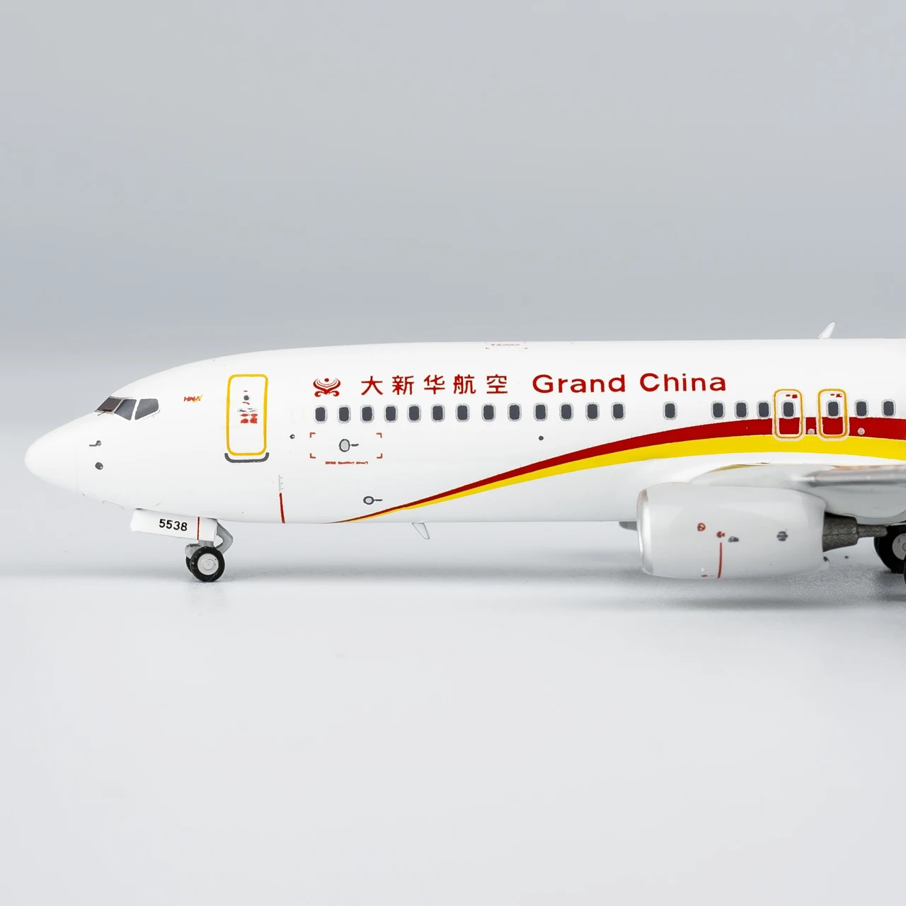 58190 коллекционный самолет из сплава подарок модель NG 1:400 Grand China Air Boeing B737-800 литой