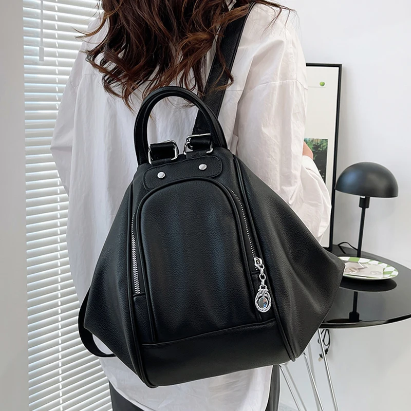 

Многофункциональный женский рюкзак, Модный Роскошный дизайнерский высококачественный школьный рюкзак из мягкой кожи для девочек, женская ...