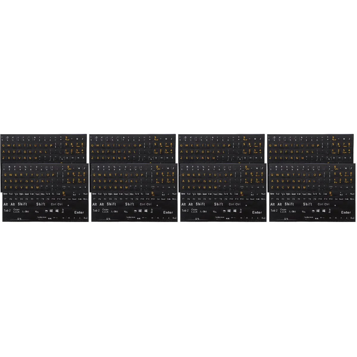 

8 Matte Keyboard Protector Universal English Keyboard Stickers Computer Keyboard Stickers Versatile Keyboard Case