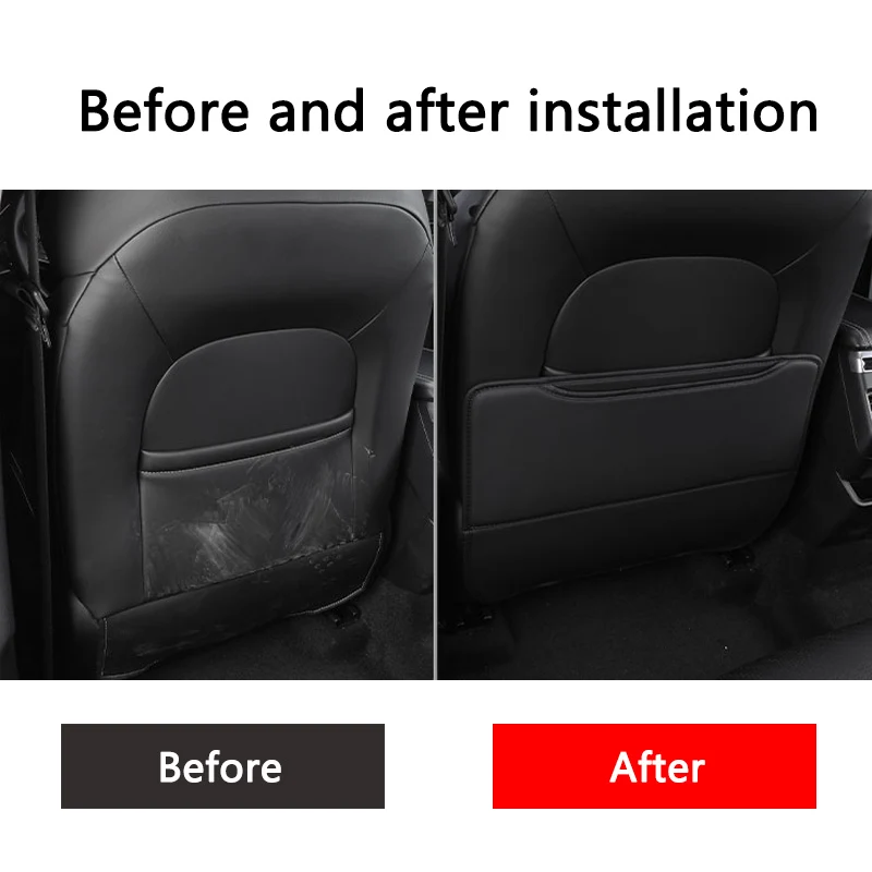 Для Changan UNI-K UNIK 2021-2024 автомобильный противоударный коврик защитный для спинки