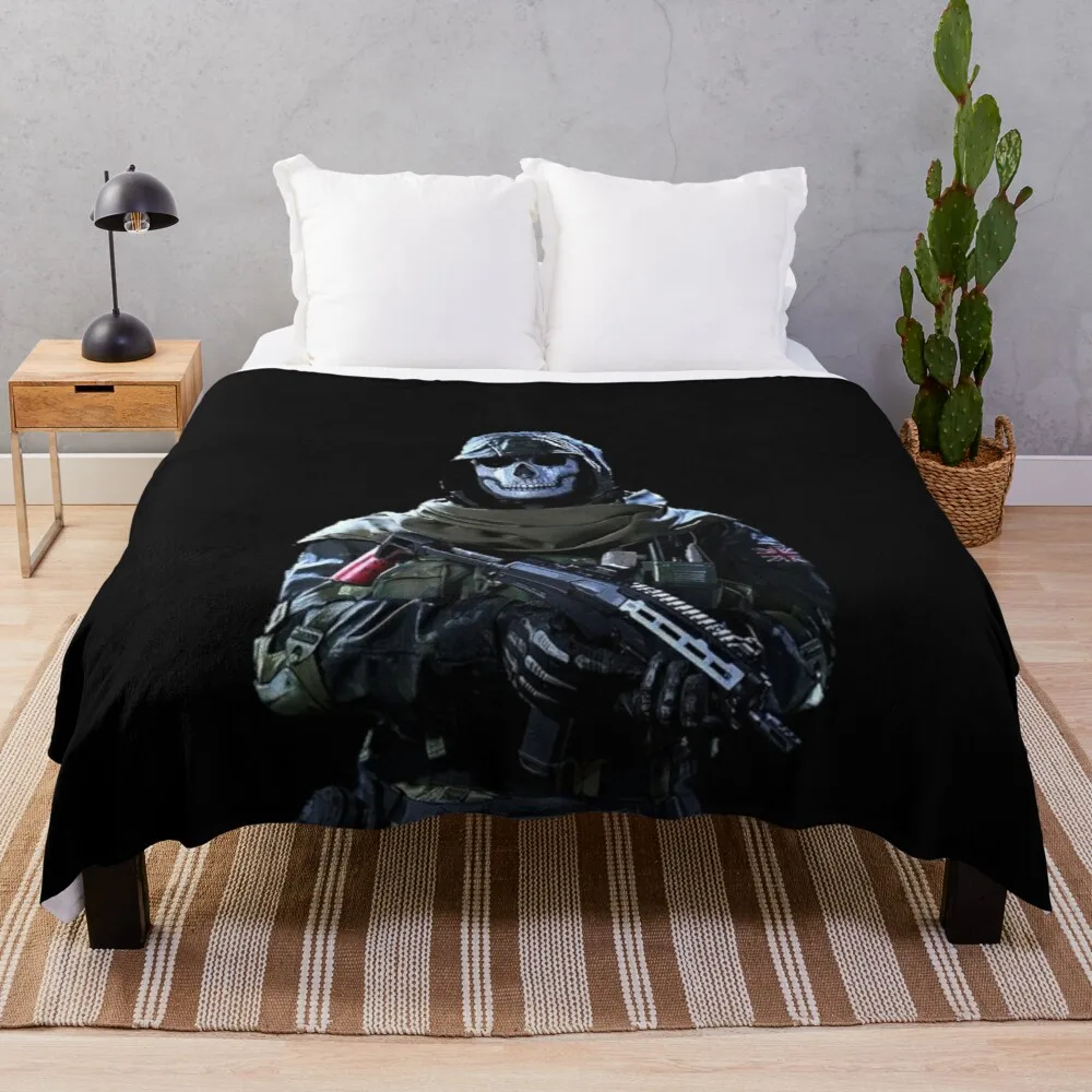

Ghost Warzone Throw Blanket Sleeping Bag Blanket