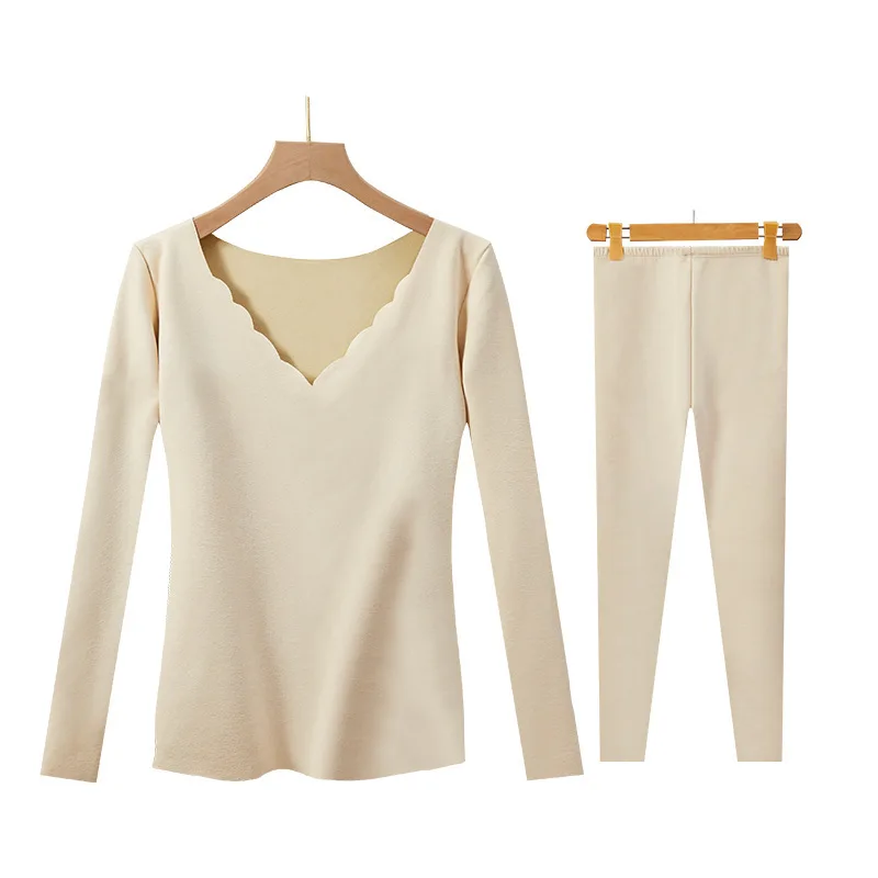

Electric thermal underwear jacket underwear plus velvet thickening for autumn and winter seamless self-heating