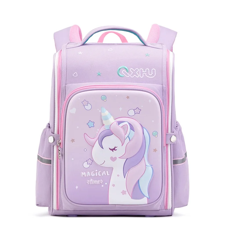 Grade 1-6 Children Astronaut Unicorn Cartoon Backpacks New Primary Girl Boy Cute Fashion Large Capacity Schoolbags for Students