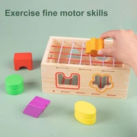 1 set building blocks practical round corners anti scratch for nursery educational toys blocks toys