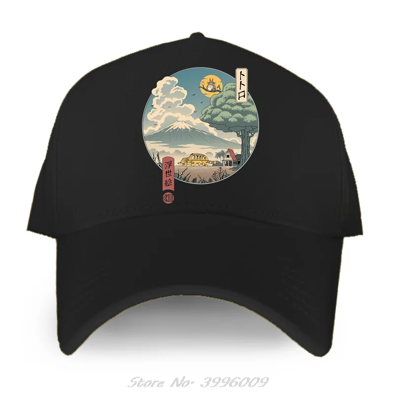 

Neighbor's Ukiyo-E Cloth Baseball Cap Totoro Animated Fantasy Peaked Cap Men's Hat Panama Hat