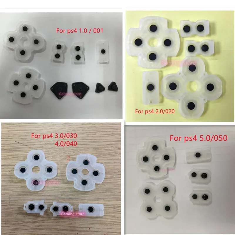 200 шт./партия резиновые кнопки для игровых контроллеров Ps4 1 0 001 2 020 011 3 030 4 040 5 050 055