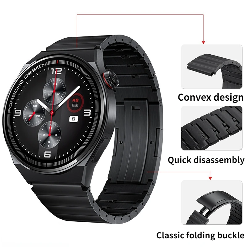 22mm Titanium Strap For Huawei Watch 3 GT3-2 Pro 2e Amazfit GTR 4/3/2/Stratos Lightweight Wristband Samsung Watch 3/Gear S3 Band