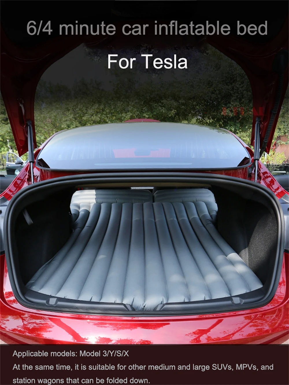 

Надувной матрас для Tesla Model 3, модель Y 2017-2023, надувной специальный туристический матрас для кемпинга на открытом воздухе, кровать для путешествий