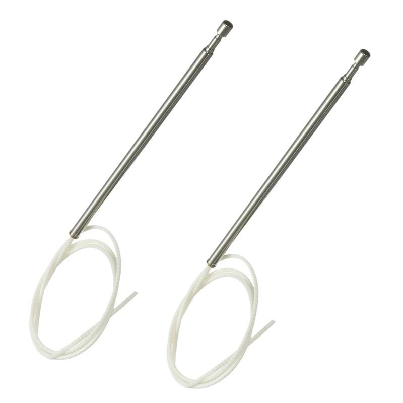2X Antenna Mast & Rope For Nissan Patrol Gu Y61 98-04 Power Motorised Aerial Repair 131364070370