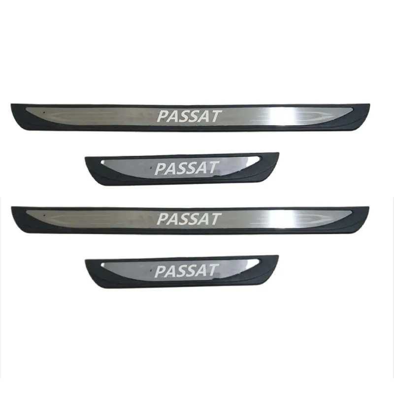 

For Passat B8L 2017 Welcome Pedal Retrofit Passat Door Sill Strip Anti-scratch Pedal Car Accesories Interior