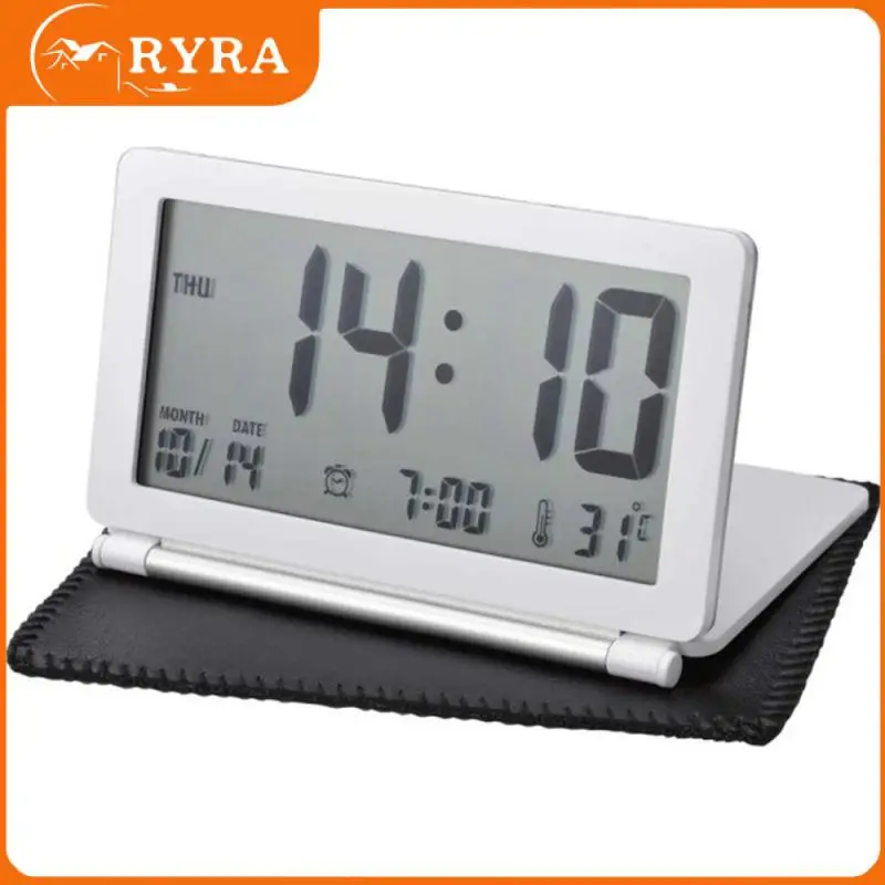 

Multifunctional Kitchen Accessories Desk Table Time Display Folding Mini Clock Lcd Digital Weather Station Desk New Portable