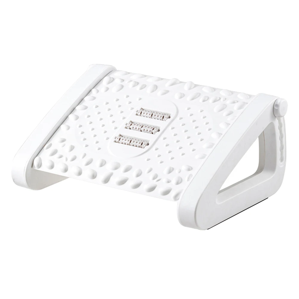 

Регулируемая подставка для ног для дома и офиса, нескользящий пластиковый расслабляющий массажер для стоп для облегчения боли в гостиной