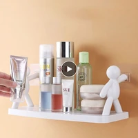 Home Appliance Bathroom Shelves No-Drill Corner Shelf Kitchen Storage Rack Holder Toilet Organizer Bathroom Kitchen Accessories