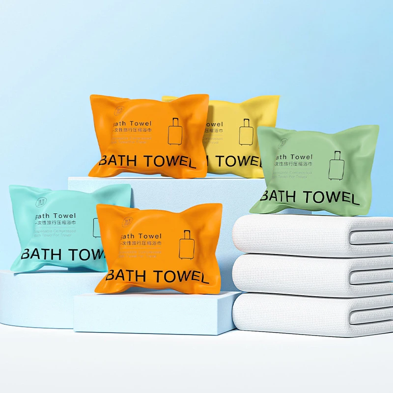 

70x140cn Large Disposable Bath Towel Compressed Towel Travel Quick-Drying Towel Travel Trip Essential Shower Washable Towel