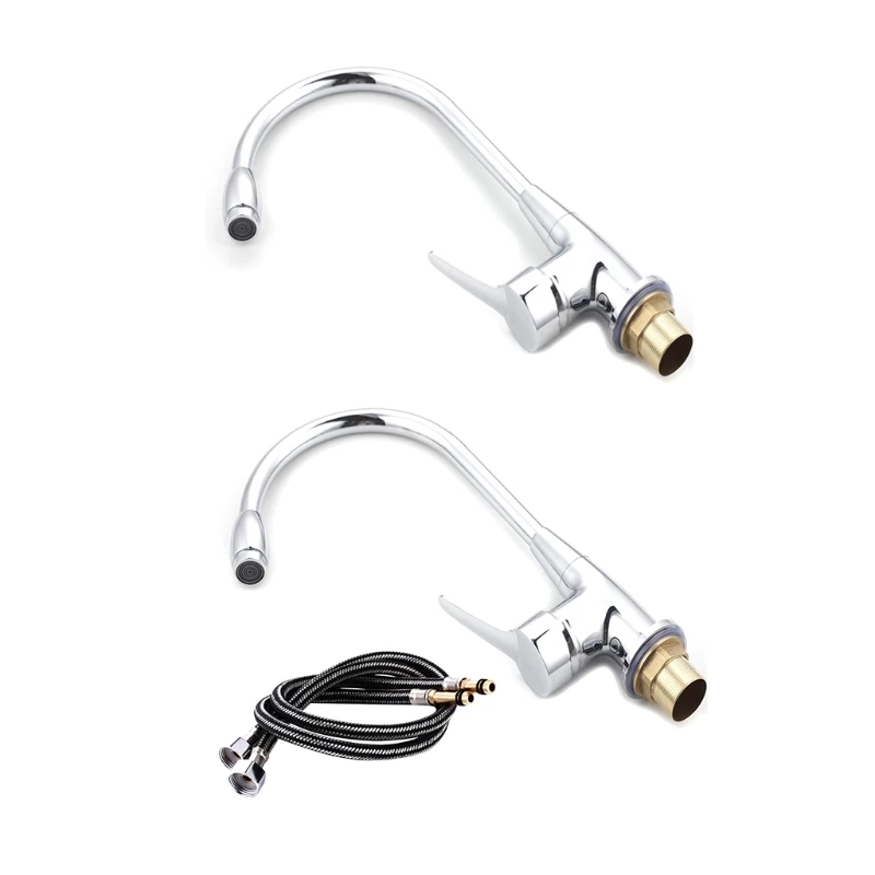 

360 Degree Swivel Alloy Kitchen Mixer Cold Hot Basin Sink Tap Faucet