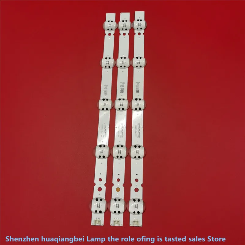 

43inch FOR LG SSC_Y19_Trident_43LM63_REV00 LGIT_Y19_43LM63_REV07 1F71B 43LM6300PLA HC430DU 42.3CM 5LED 6V 100%NEW