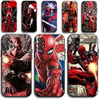 marvel wade winston wilson phone cases for samsung galaxy s20 fe s20 lite s8 plus s9 plus s10 s10e s10 lite m11 m12 soft tpu