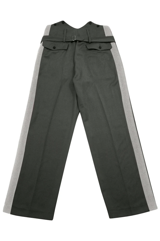 

GUDD-008 WWII German Elite general Stone grey Gabardine straight trousers