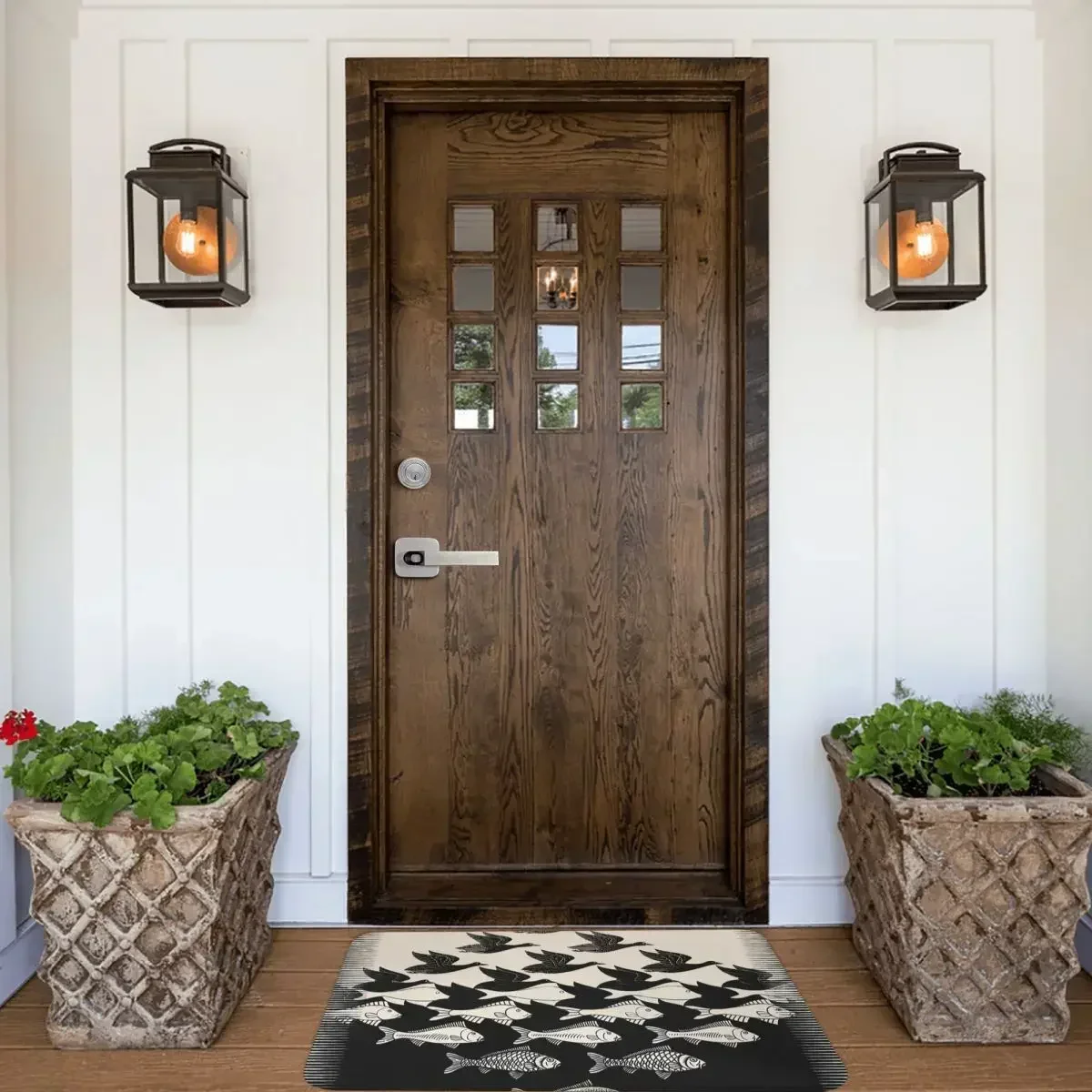 Коврик для ванной с изображением неба и воды мауриса