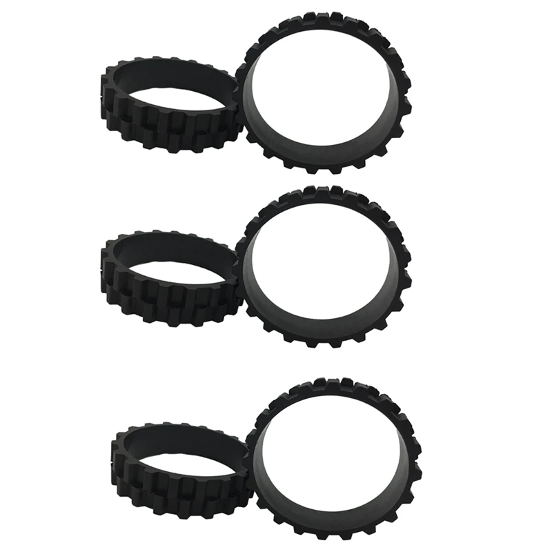 

6X колесные шины для робота-пылесоса XIAOMI 1St 1S Roborock S50 S55 S5 MAX Wheels противоскользящие MIJIA