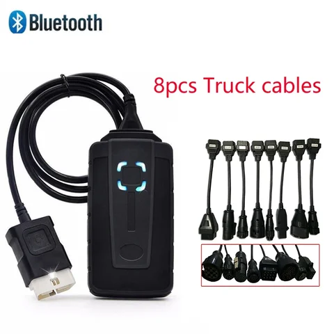 Wow Snooper Wurth диагностический инструмент V5.008 R2 Obd2 сканер грузовик автомобильный Bluetooth с keygen vd ds150 Delphis Франция 2023 2024