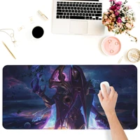 keyboards mouse pads computer office supplies accessories square dustproof desk pad games mats anime lol jhin alfombrilla raton