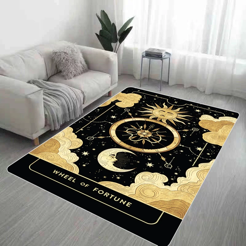 

Коврик Tarot для украшения кухни, ковер для гостиной, нескользящий, анти-скользящий, для ванной, для дома, молитвенный коврик, коврик для входа, милые Коврики для пола