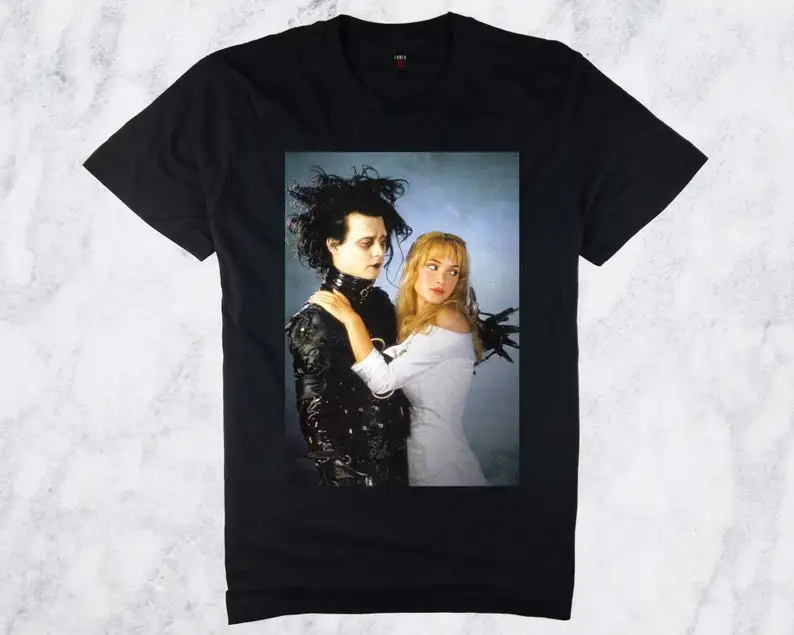 

Edward Scissorhands movie black T-shirt