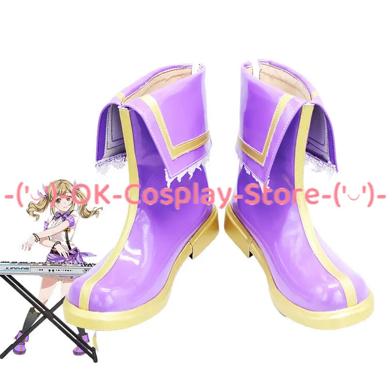 Обувь для косплея Arisa Ichigaya аниме Взрыв мечта реквизит искусственная кожа