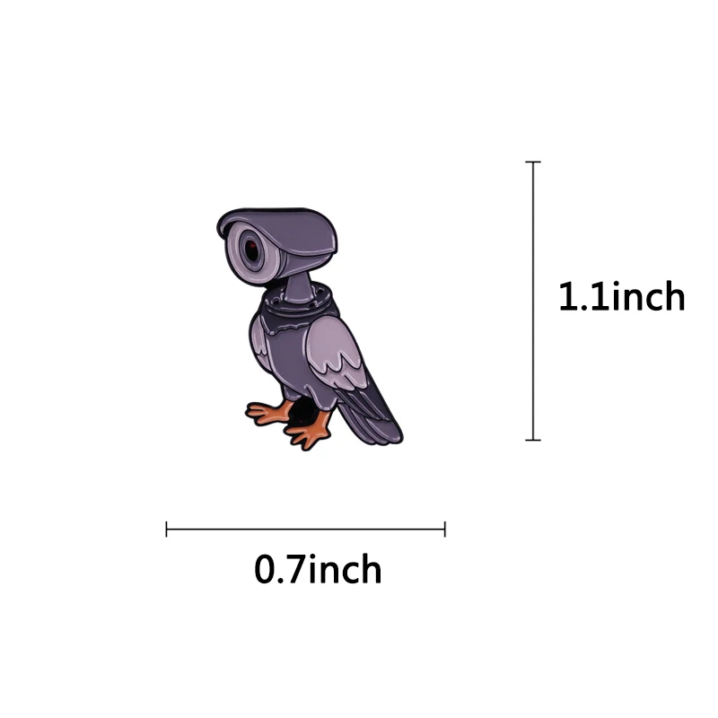 Брошь в виде птиц