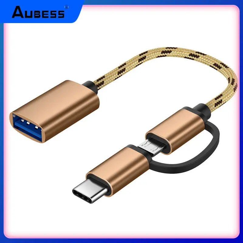 

Phone Cable Portable Adapter Usb-c Transmission Charging. Data Transfer Cable Gamepad Flash Disk Mini Convertor 2 In 1 Type C