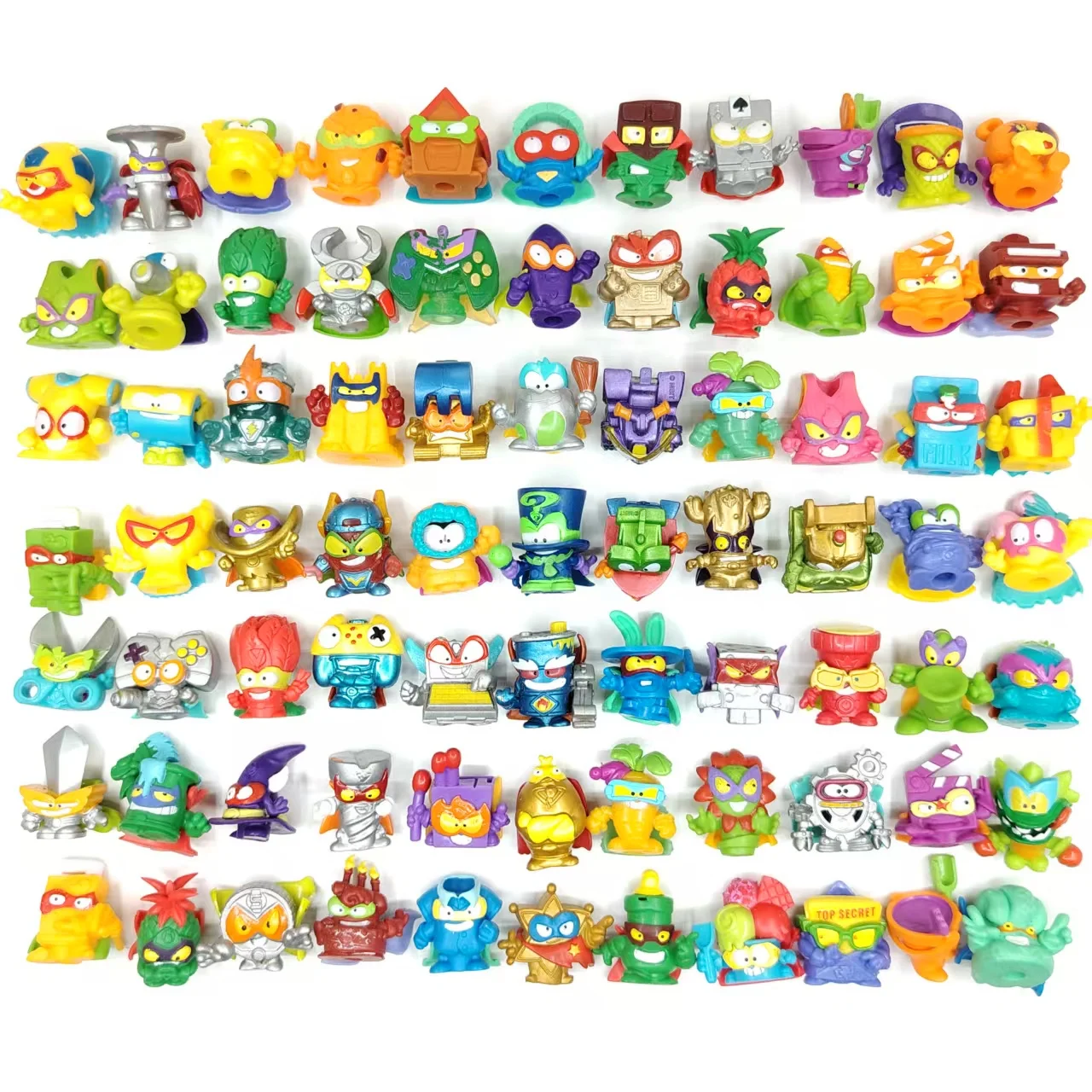 Фото Набор из 30 фигурок Superzings Superthings Garbage Figures Ricals of Kaboom, 2-3 см, лимитированная коллекция, испанские игрушки, подарок для мальчиков №2